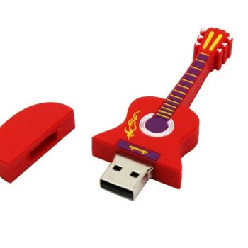 64GB USB-schijf in de Vorm van een Akoestische Gitaar